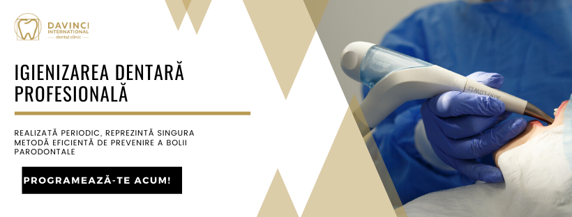 complexul de igienizare profesionala( detartraj, periaj, airflow, flourizare) davinci dental clinic
